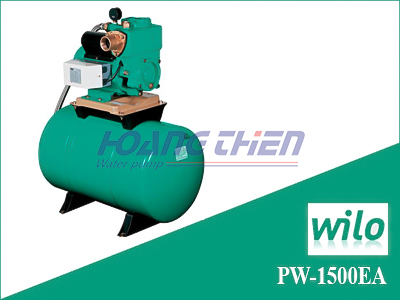 Máy bơm tăng áp tự động có bình áp WiLo PW-1500EA